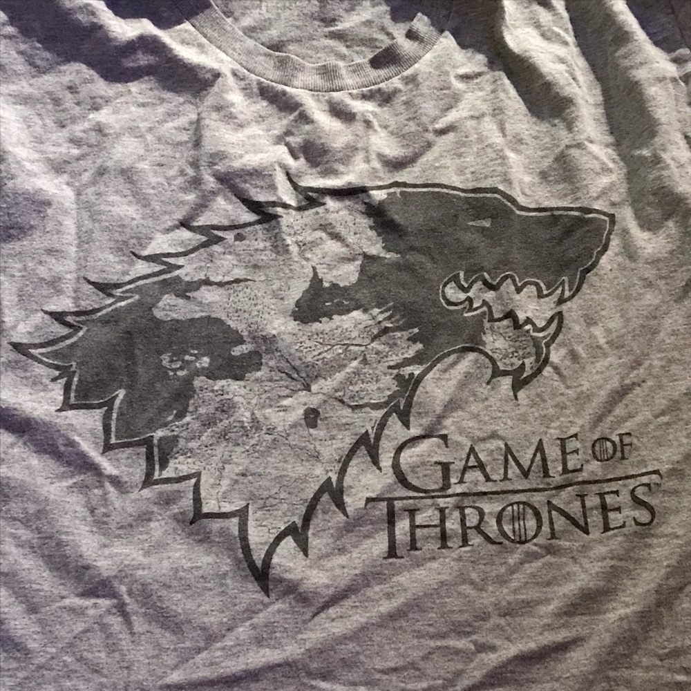 🌈🌈Game of Thrones House Stark Direwolf Sigil Tee